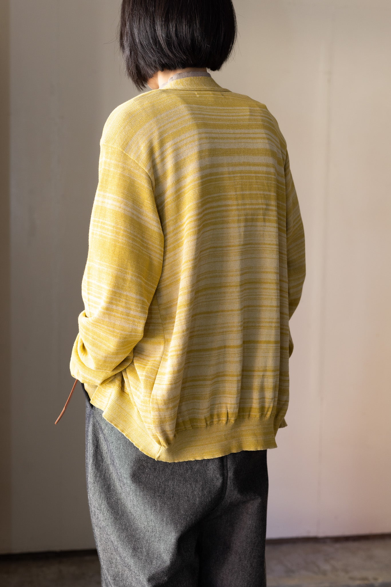 Stan cardigan / Mimosa×Mist blue