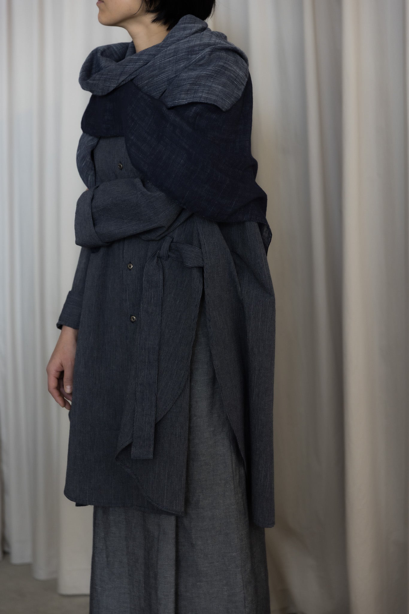Square scarf / Indigo