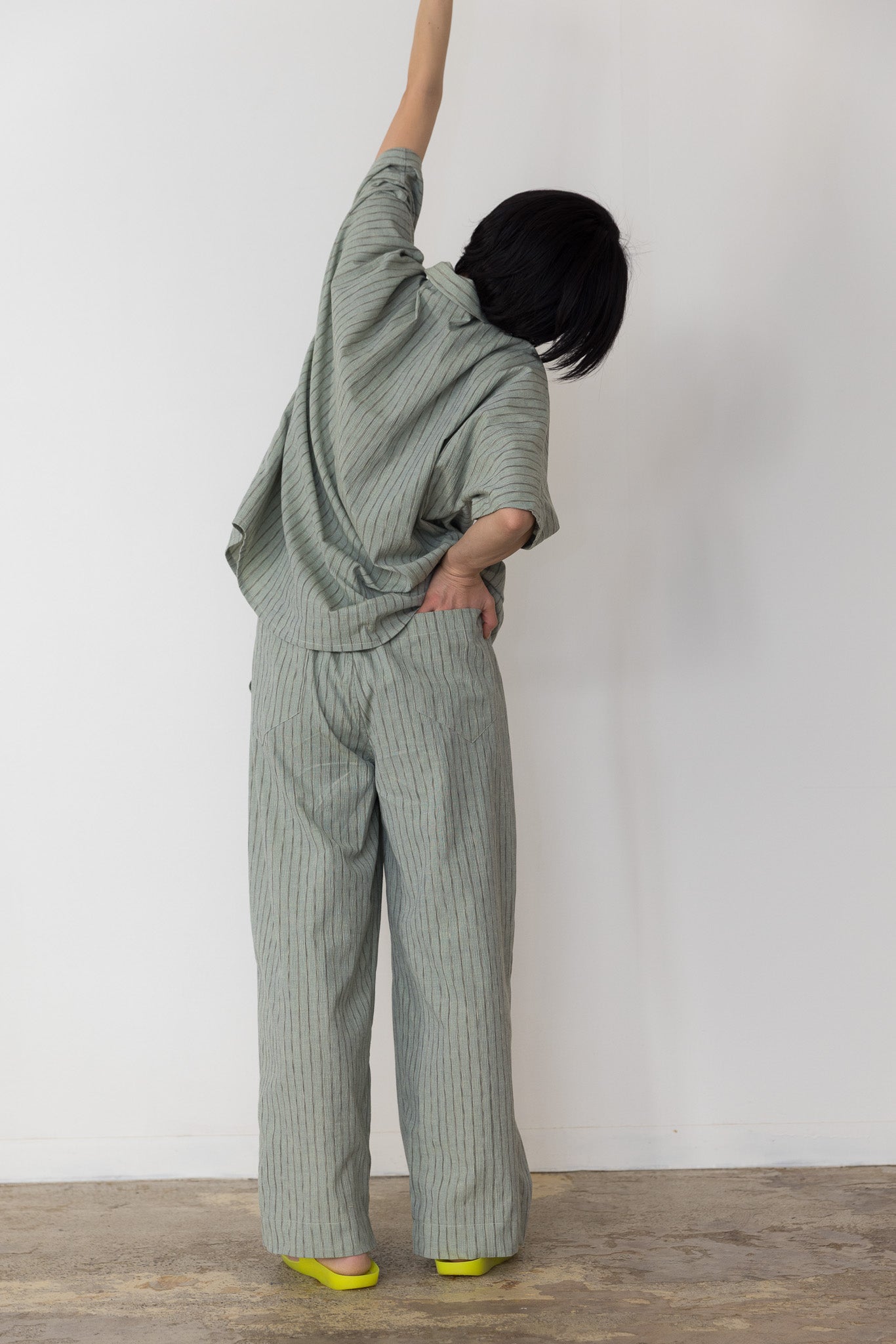 T sleeve shirt / Green