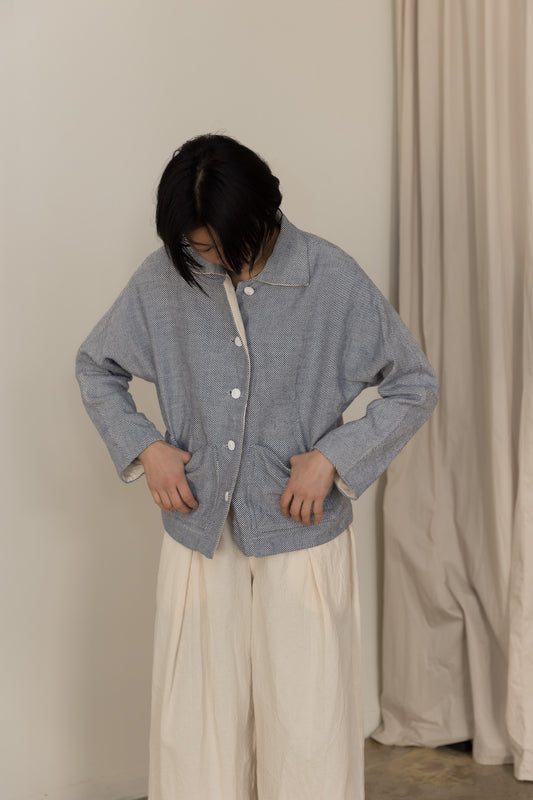 Flexible short  jacket / Blue