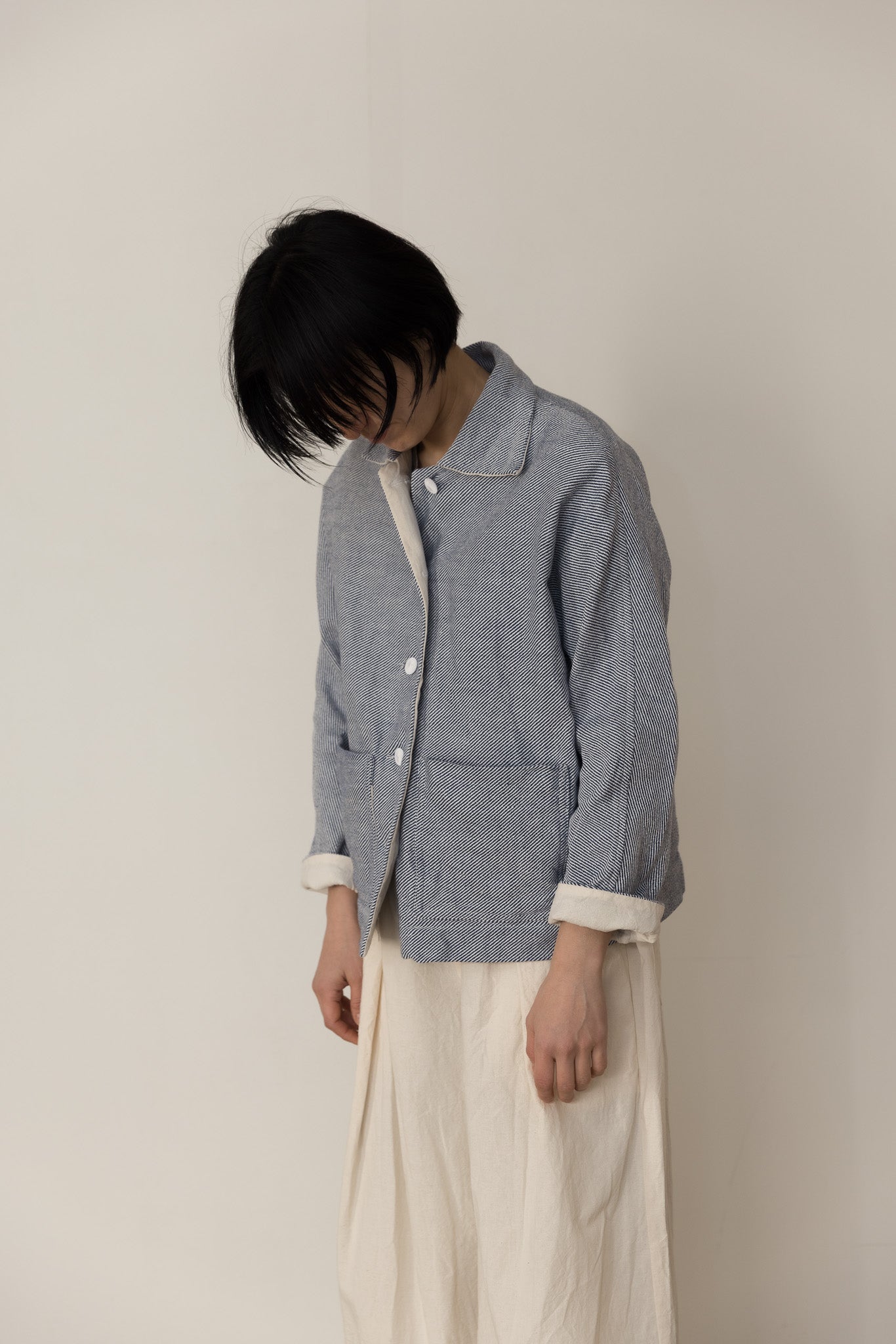 Flexible short  jacket / Blue