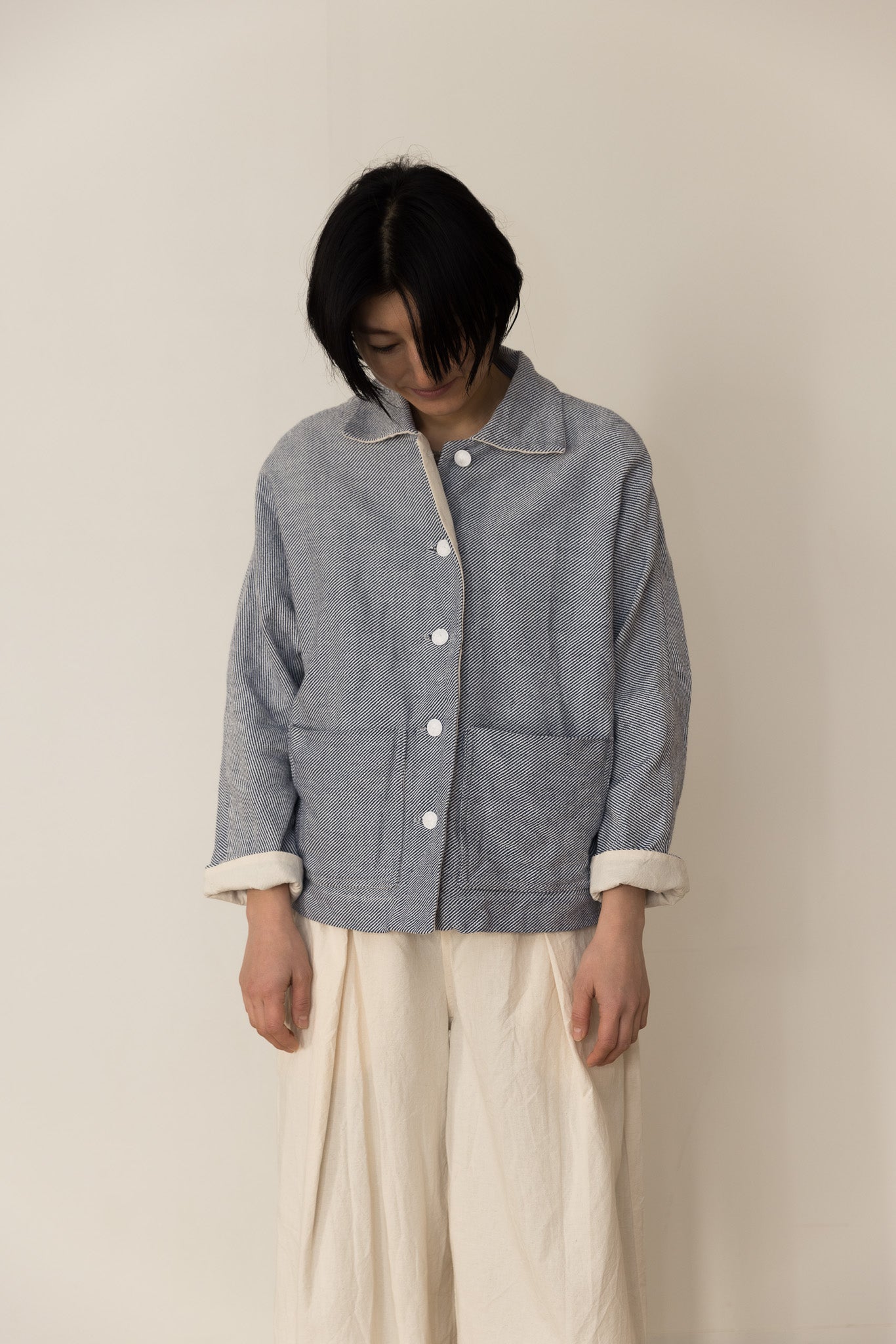 Flexible short  jacket / Blue