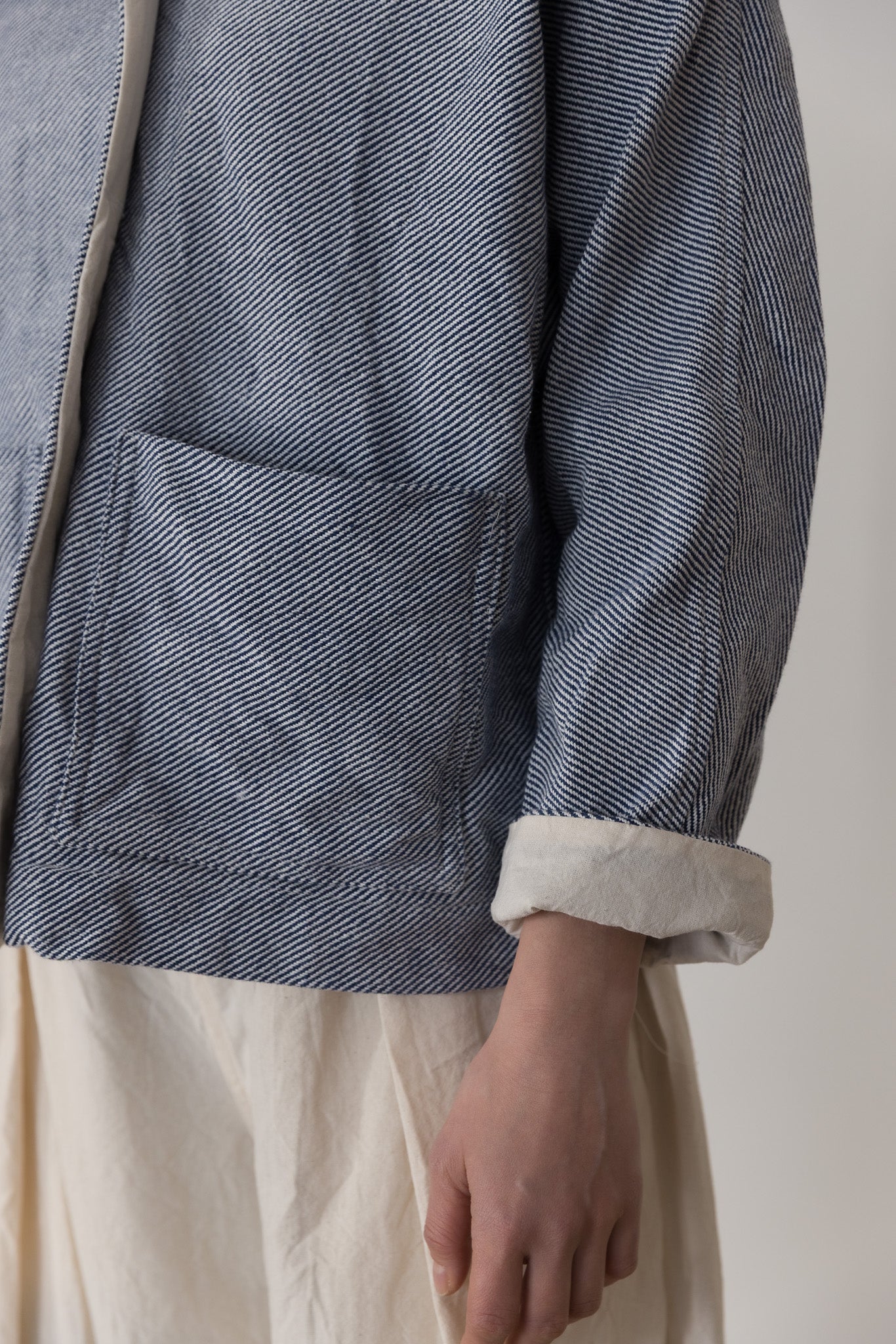 Flexible short  jacket / Blue