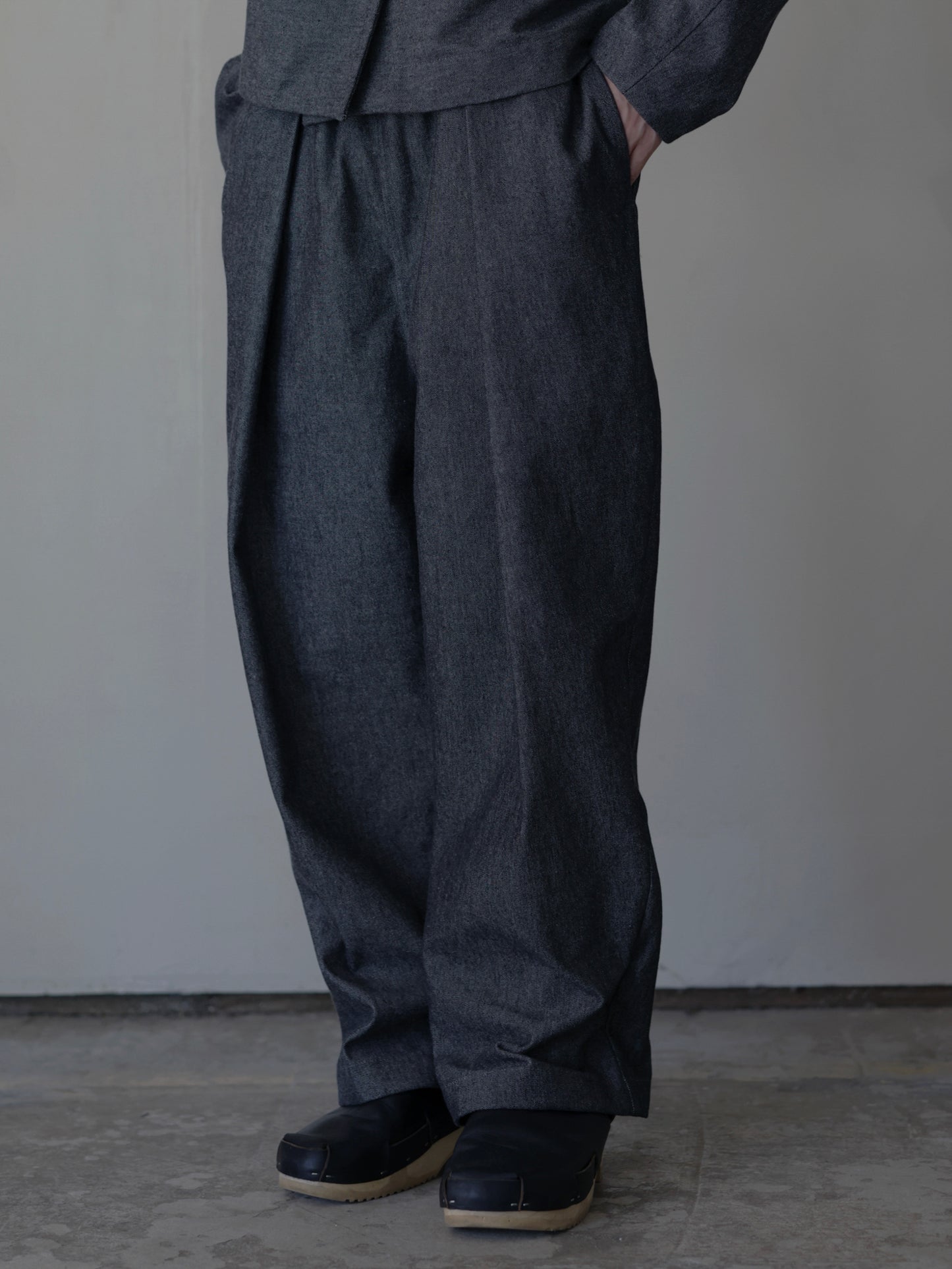 One tack easy pants / Black