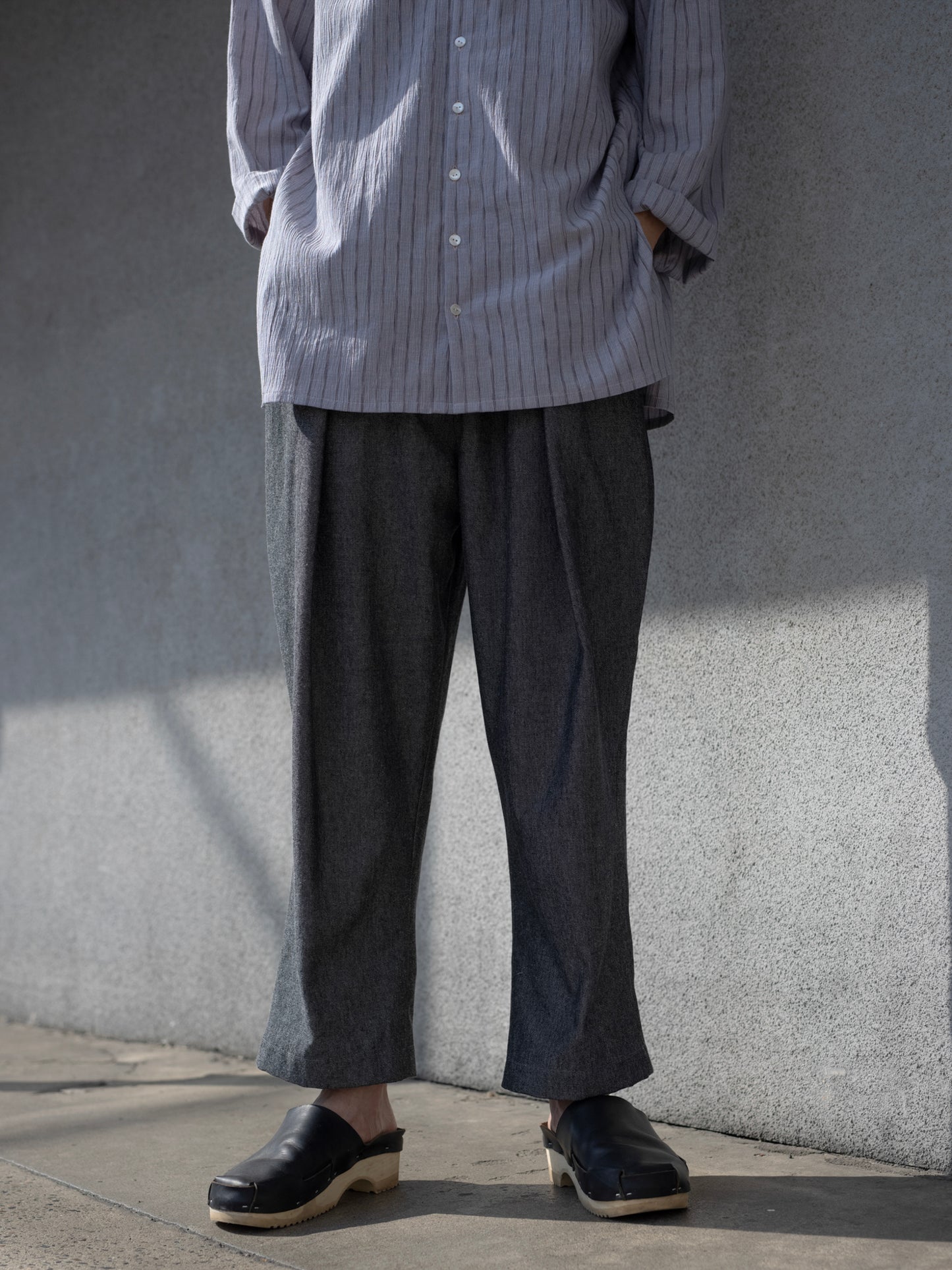 One tack easy pants / Black