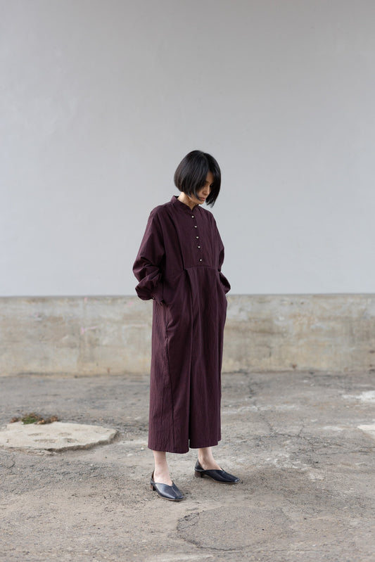 Bud dress / Dark red