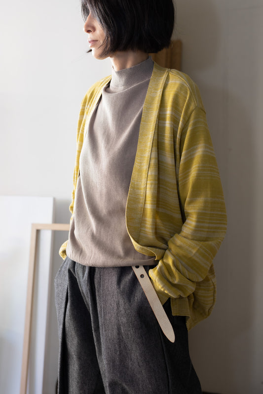 Stan cardigan / Mimosa×Mist blue