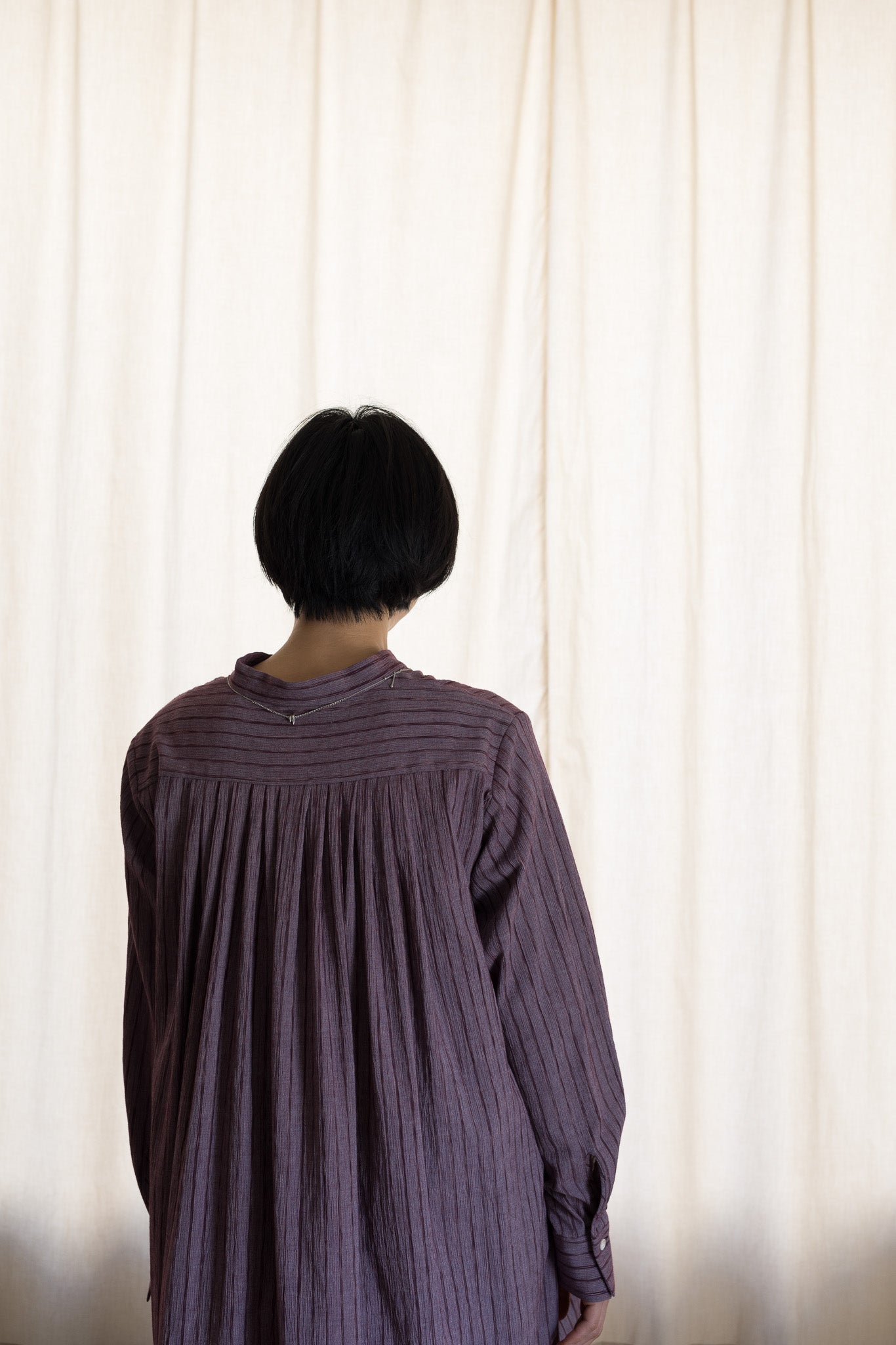 Lots of tack blouse long / Darkred