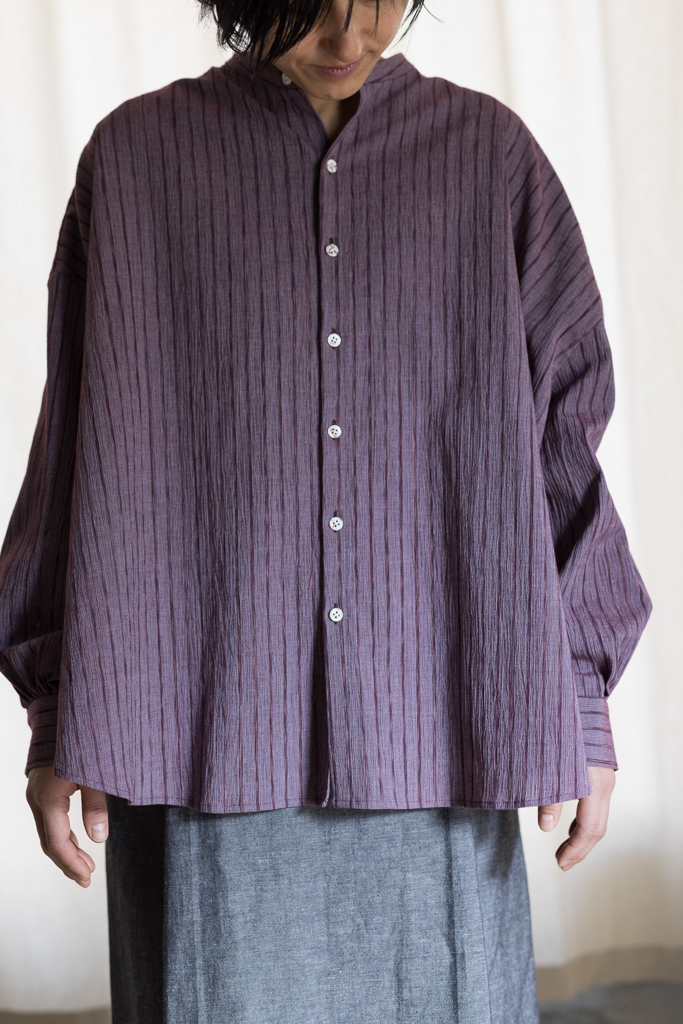 Umbellata shirt / Darkred