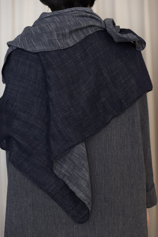 Square scarf / Indigo