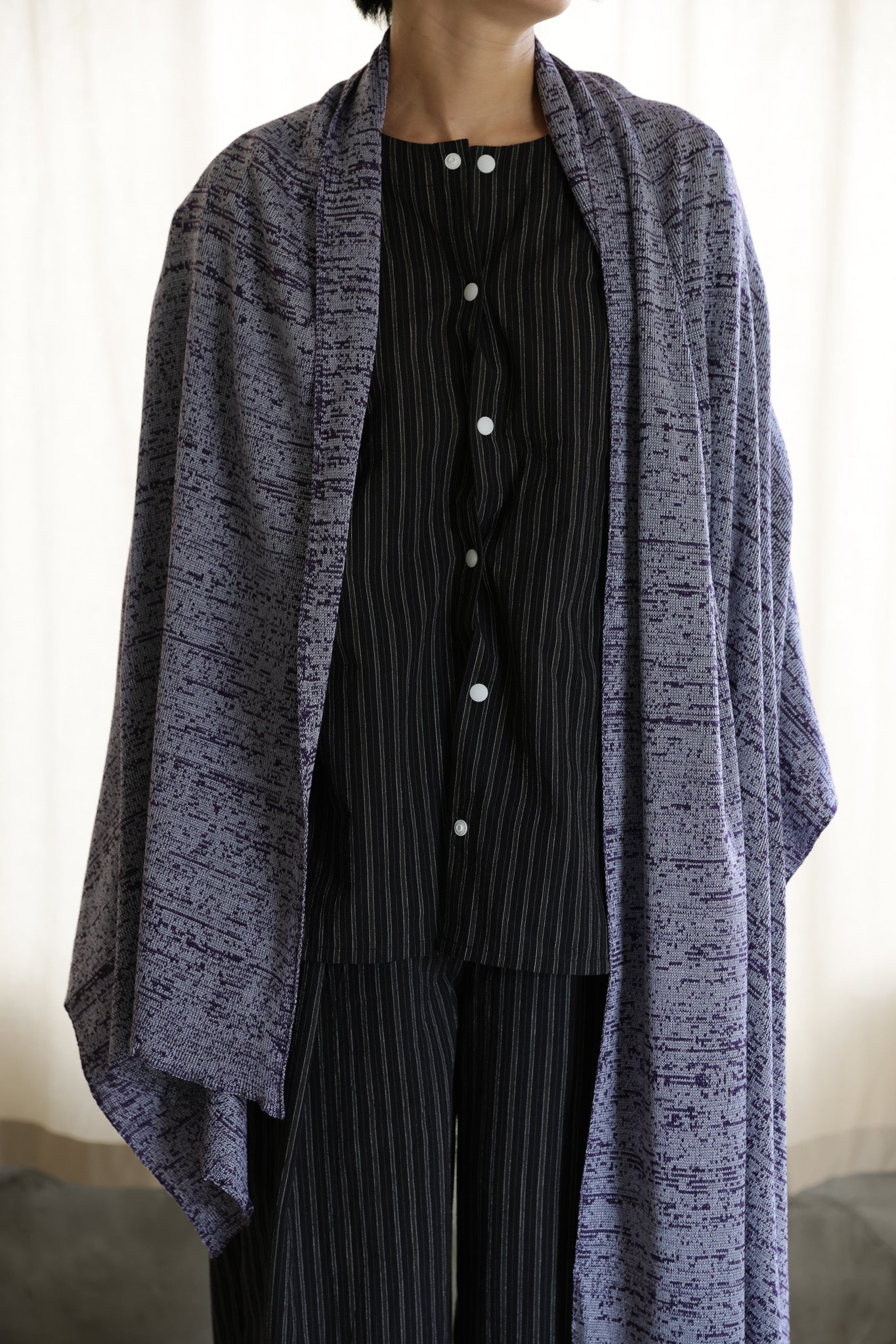 Big stole / Violetblue