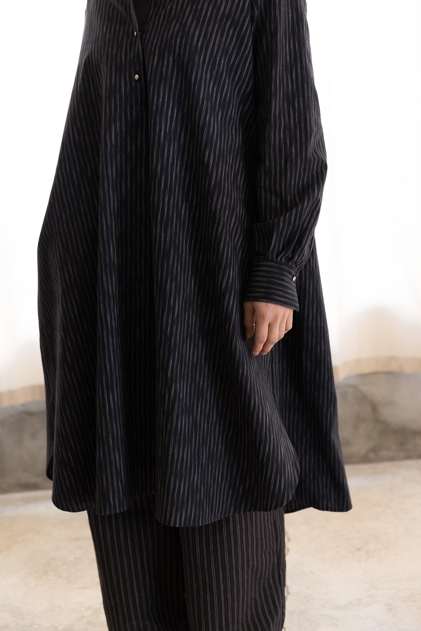 Lots of tack blouse long / Black