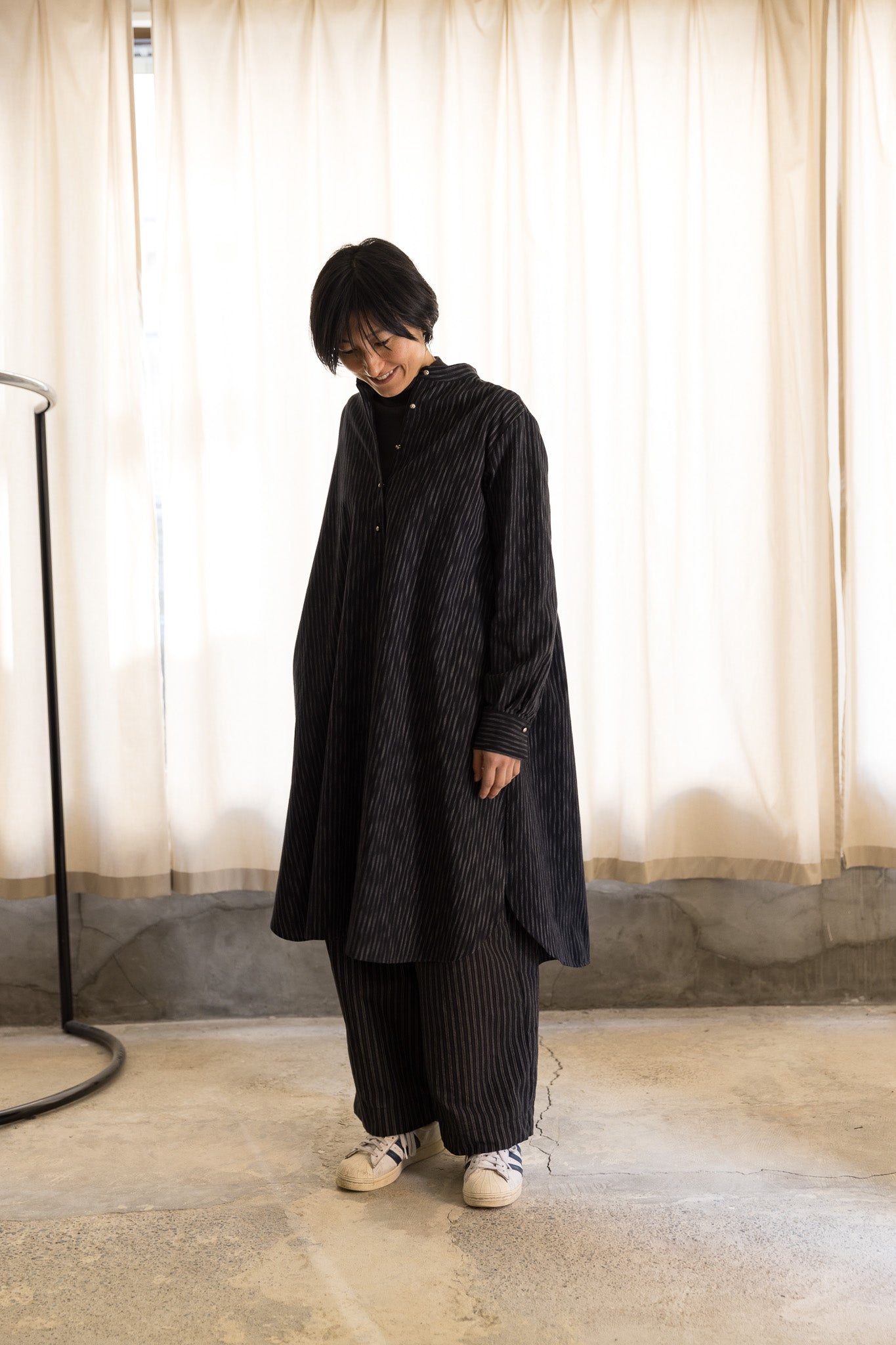 Lots of tack blouse long / Black