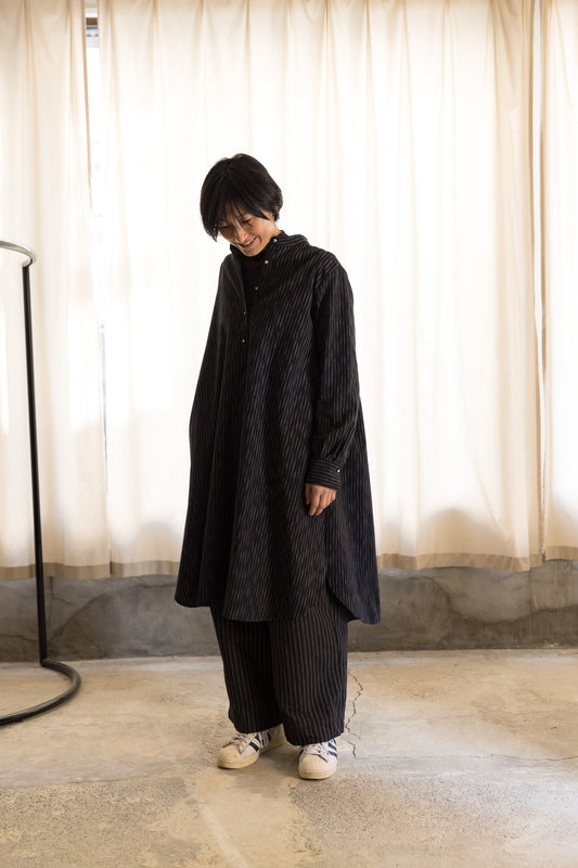 Lots of tack blouse long / Black