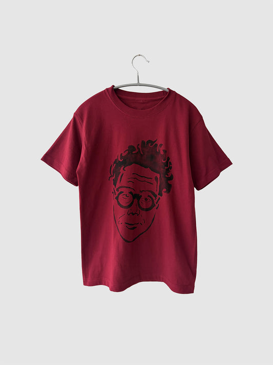 〈MUNAKATA〉  T-shirt / Dark red