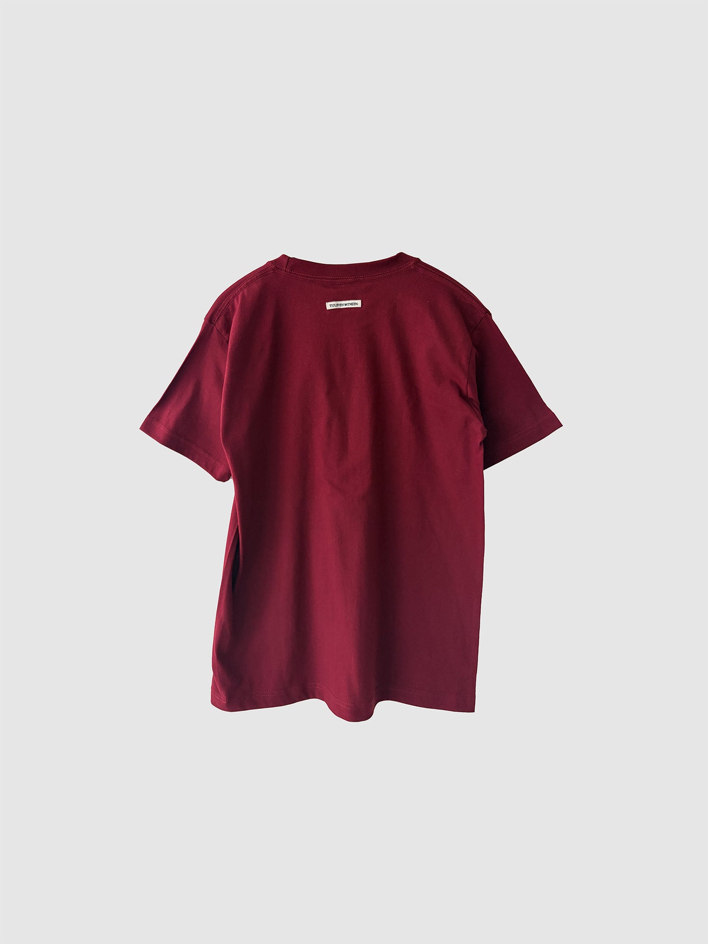 〈MUNAKATA〉  T-shirt / Dark red