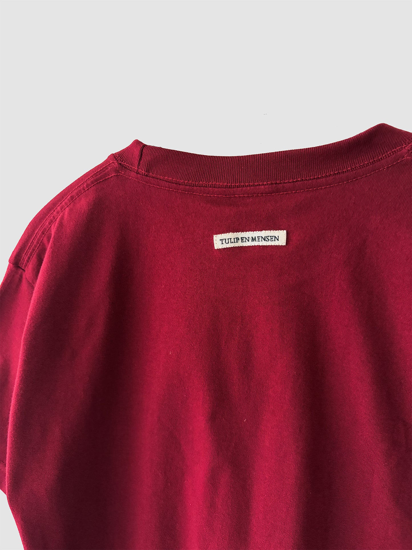 〈MUNAKATA〉  T-shirt / Dark red