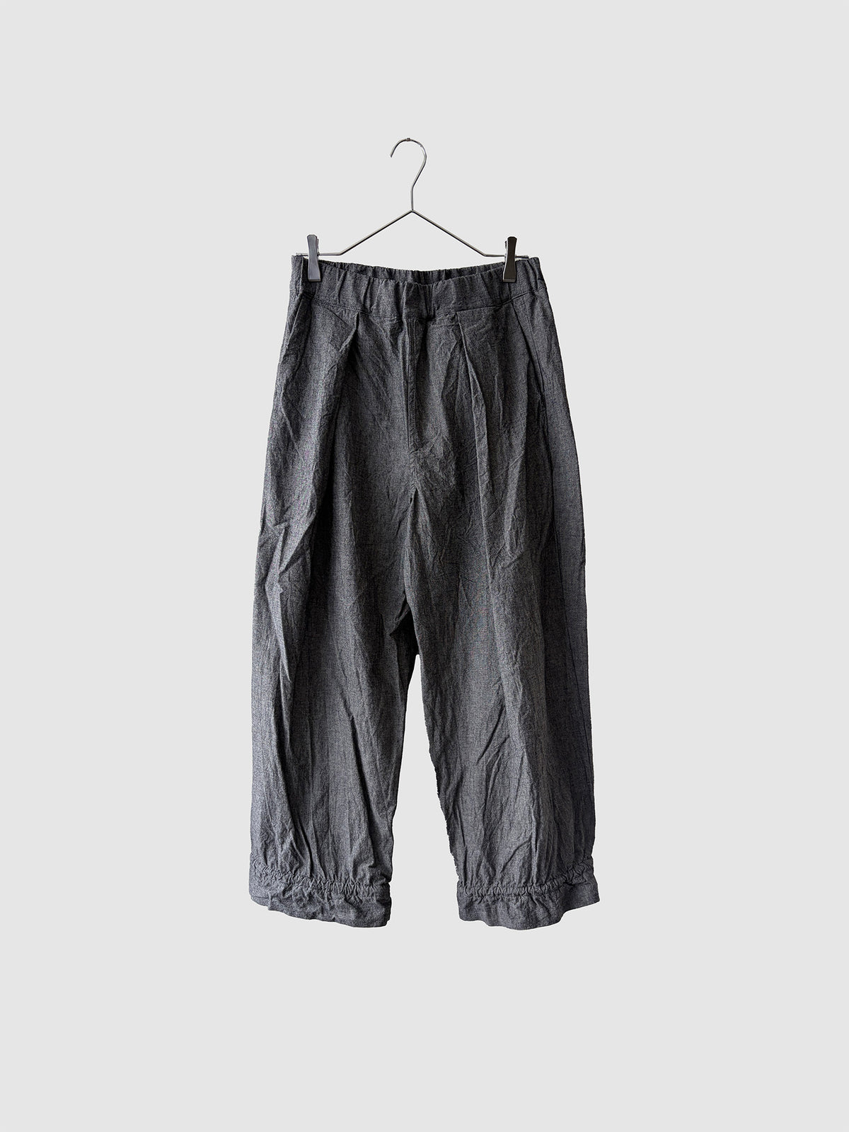 One-tack wide pants / Ecru