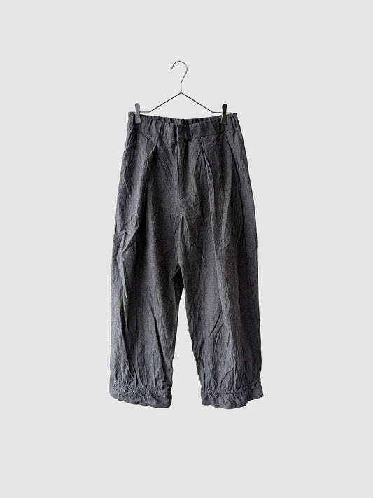 One tack wide pants / Gray