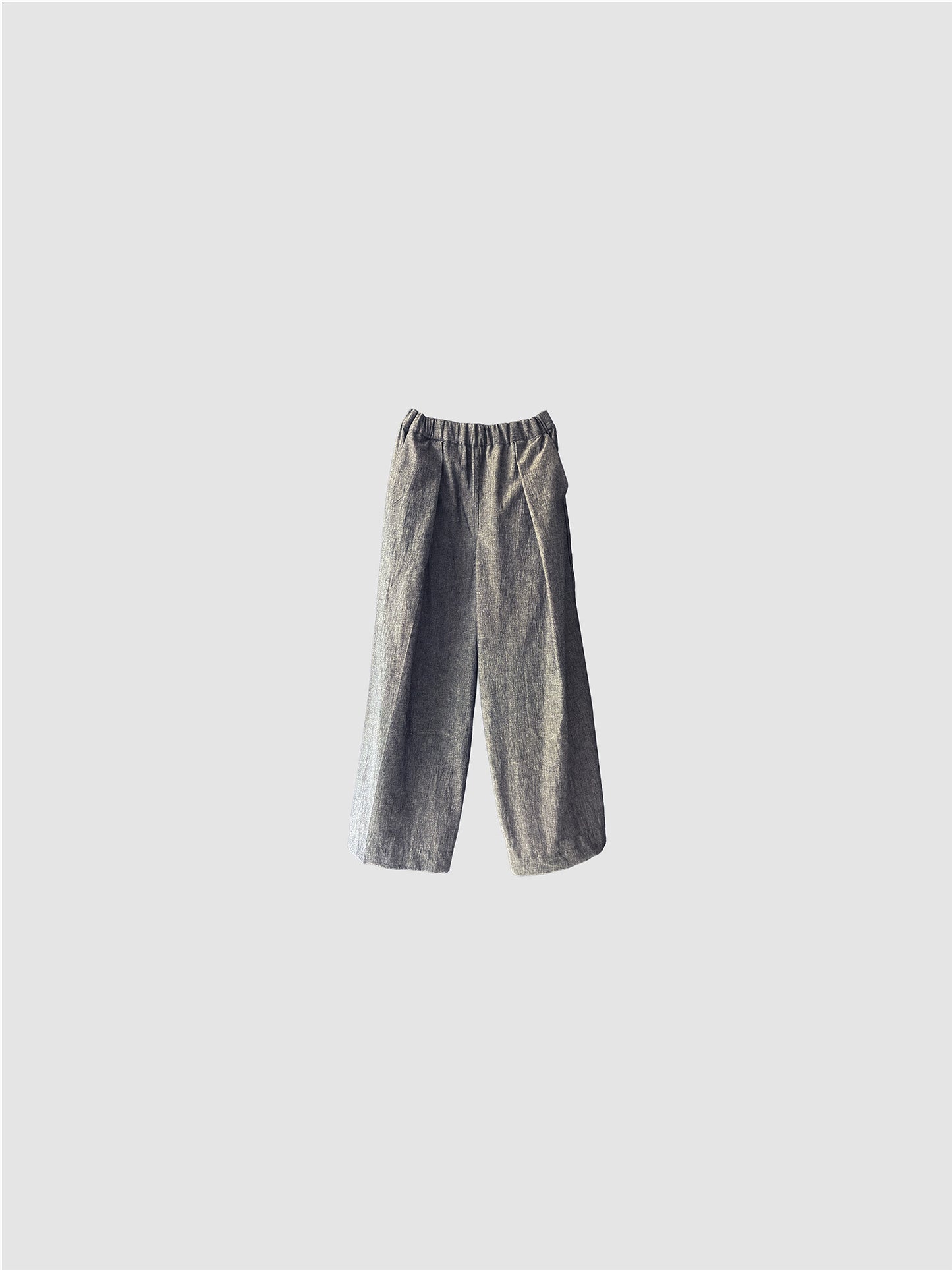 One tack wide pants / Gray