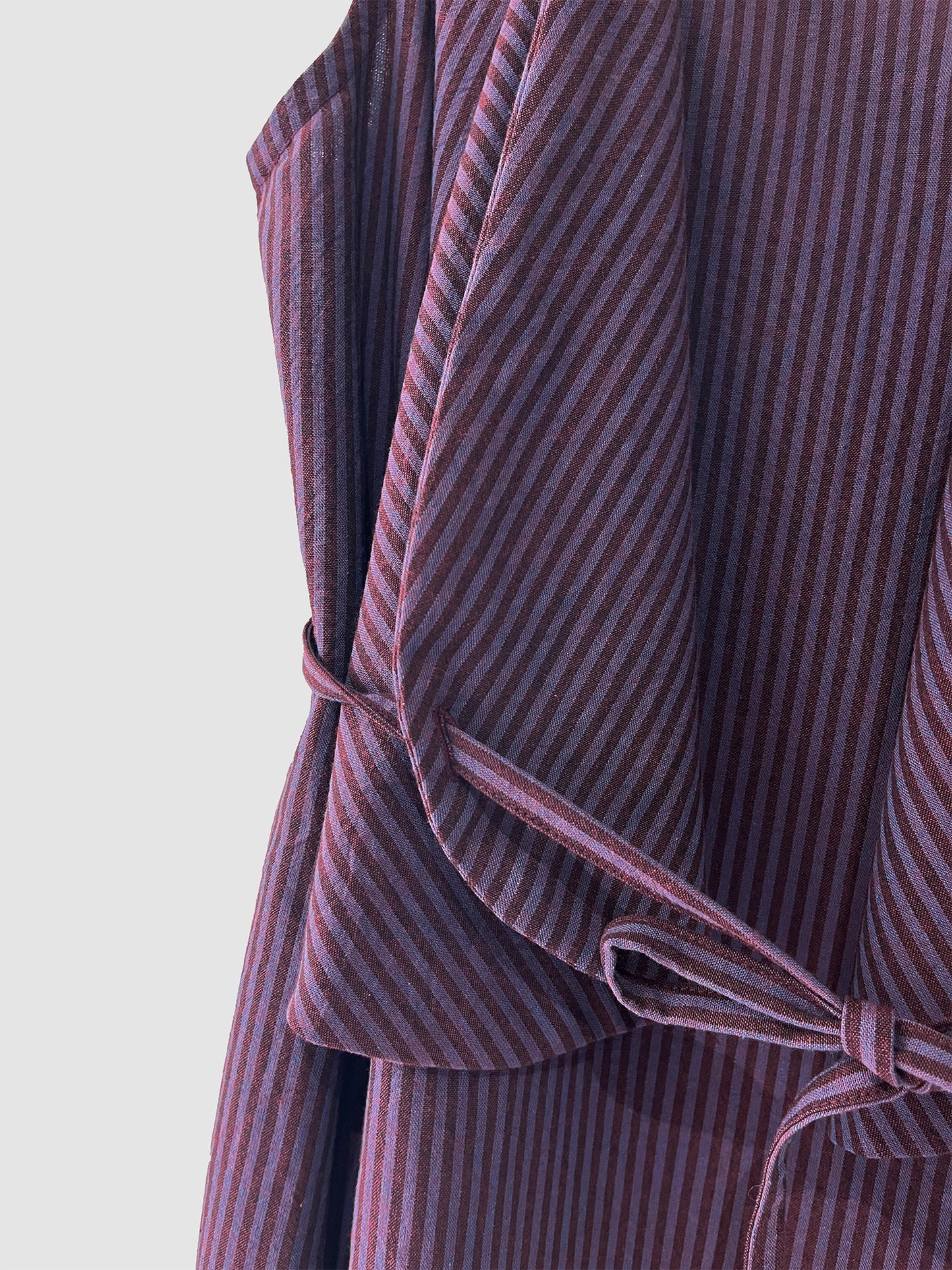 Tulip dress / Darkred Stripe