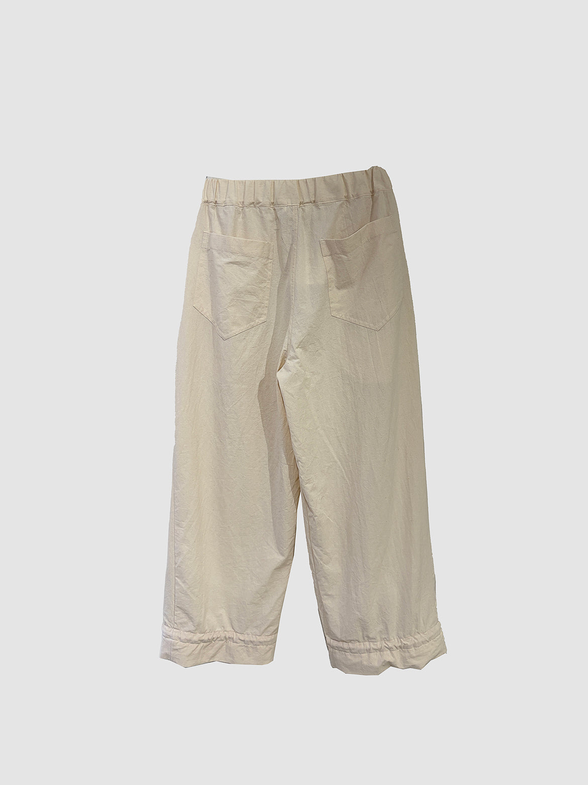 One tack wide pants / Ecru