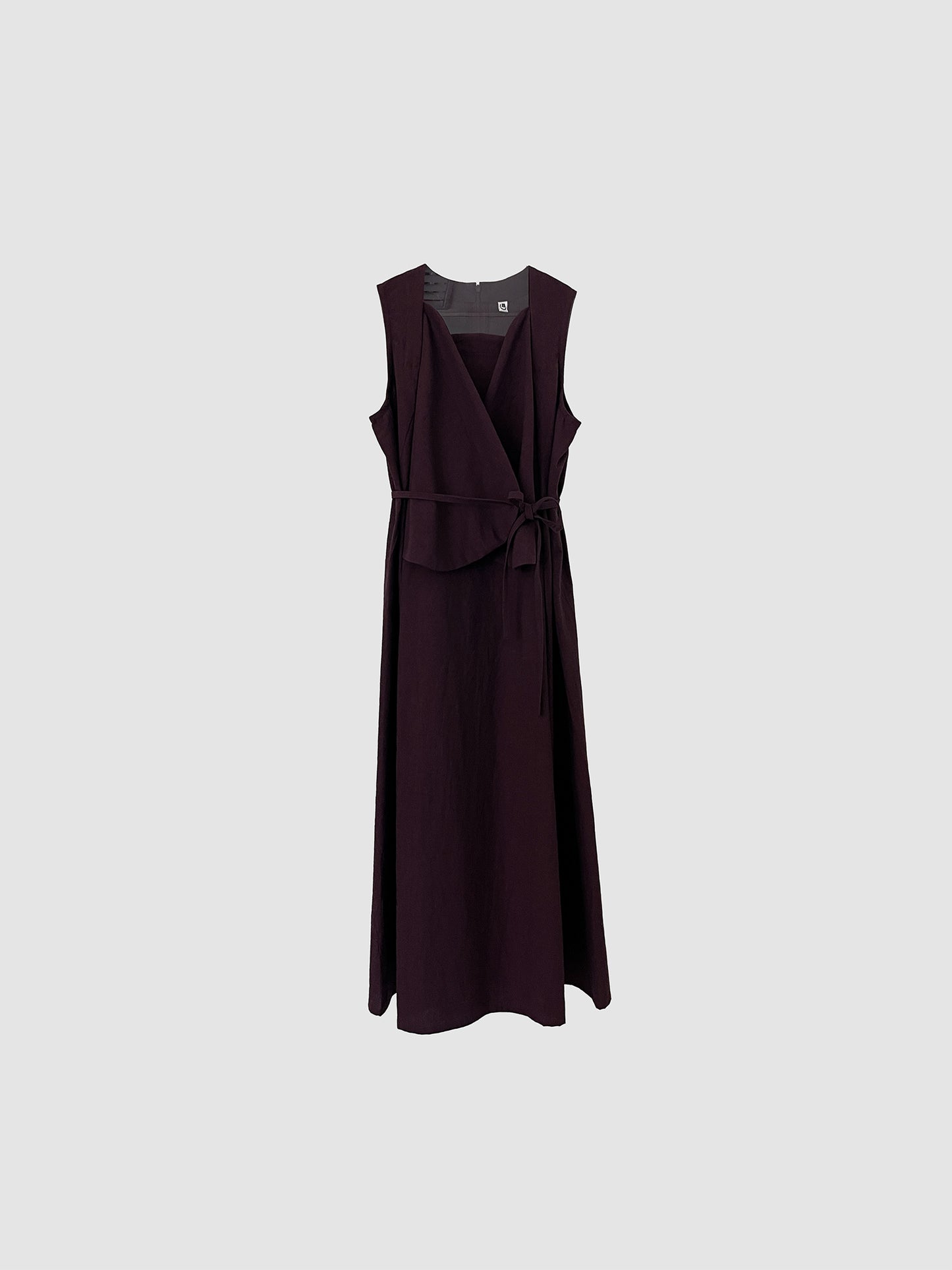 Tulip dress / Dark red