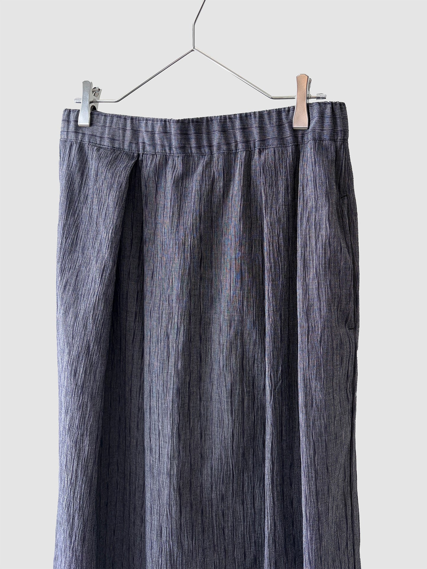 Eight-tack skirt / Navy