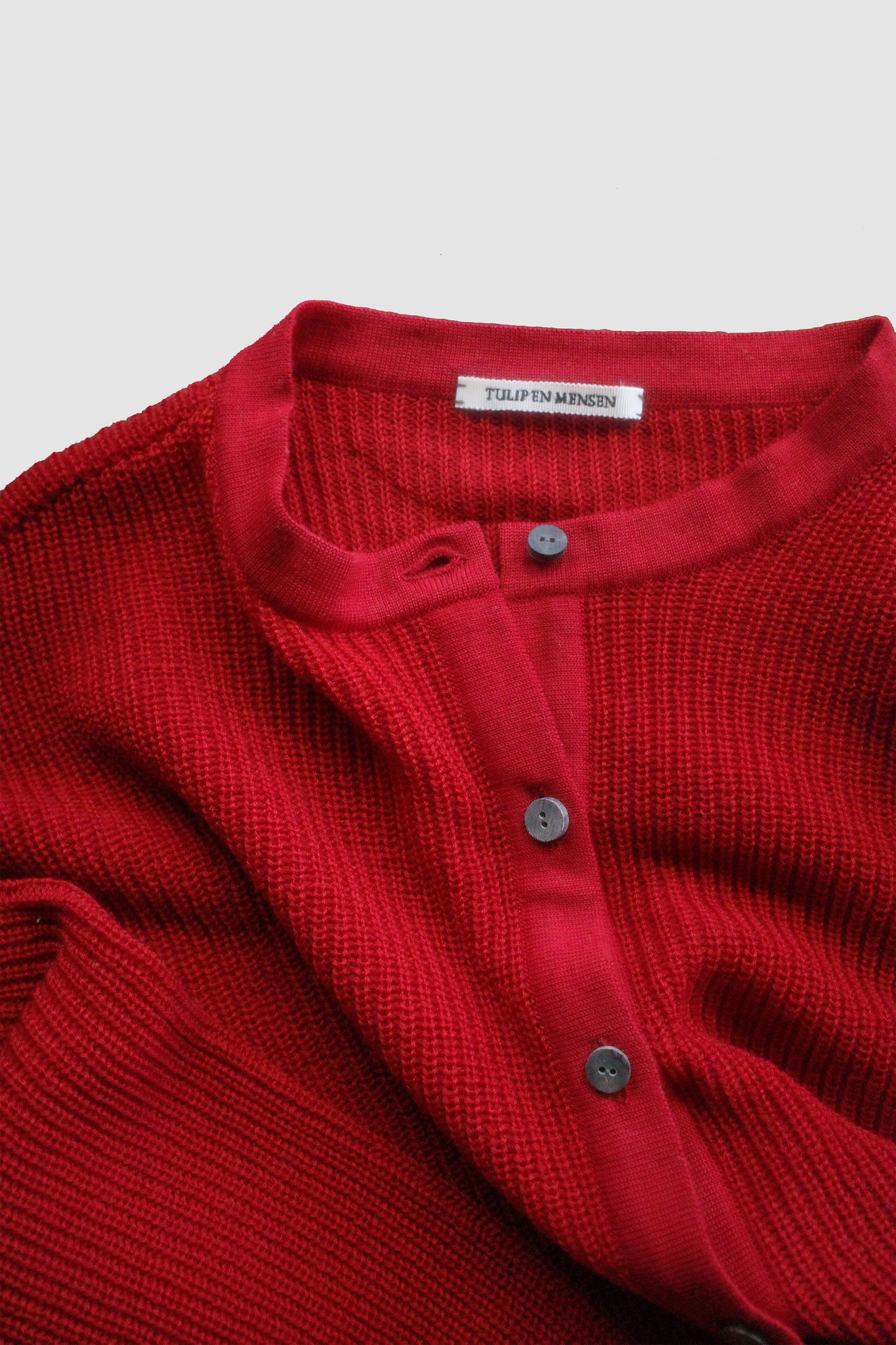 Fruit cardigan / Red