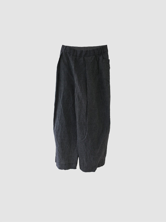 One tack wide pants / Navy