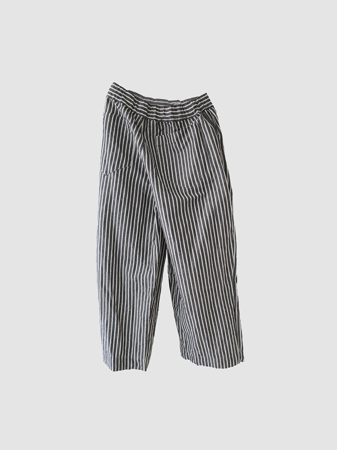 One tack wide pants / Black stripe