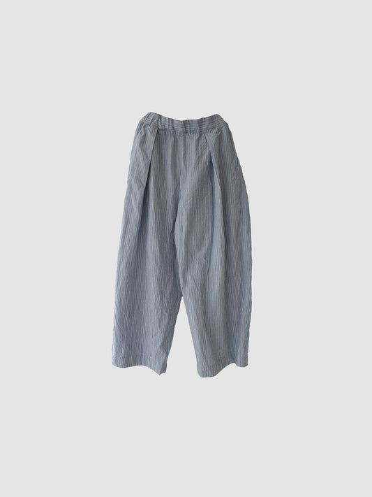 One tack wide pants / Stripe