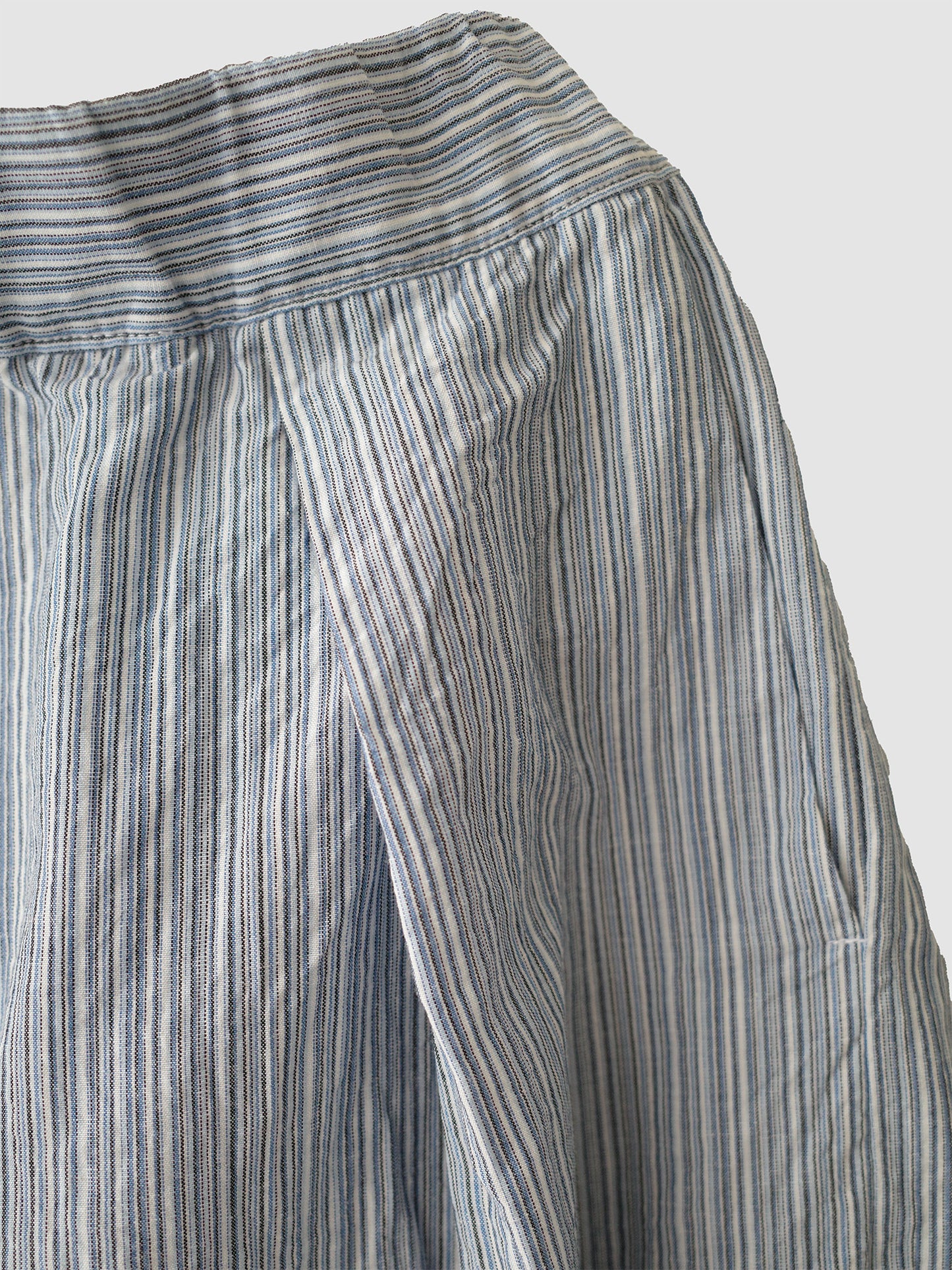 One tack wide pants / Stripe