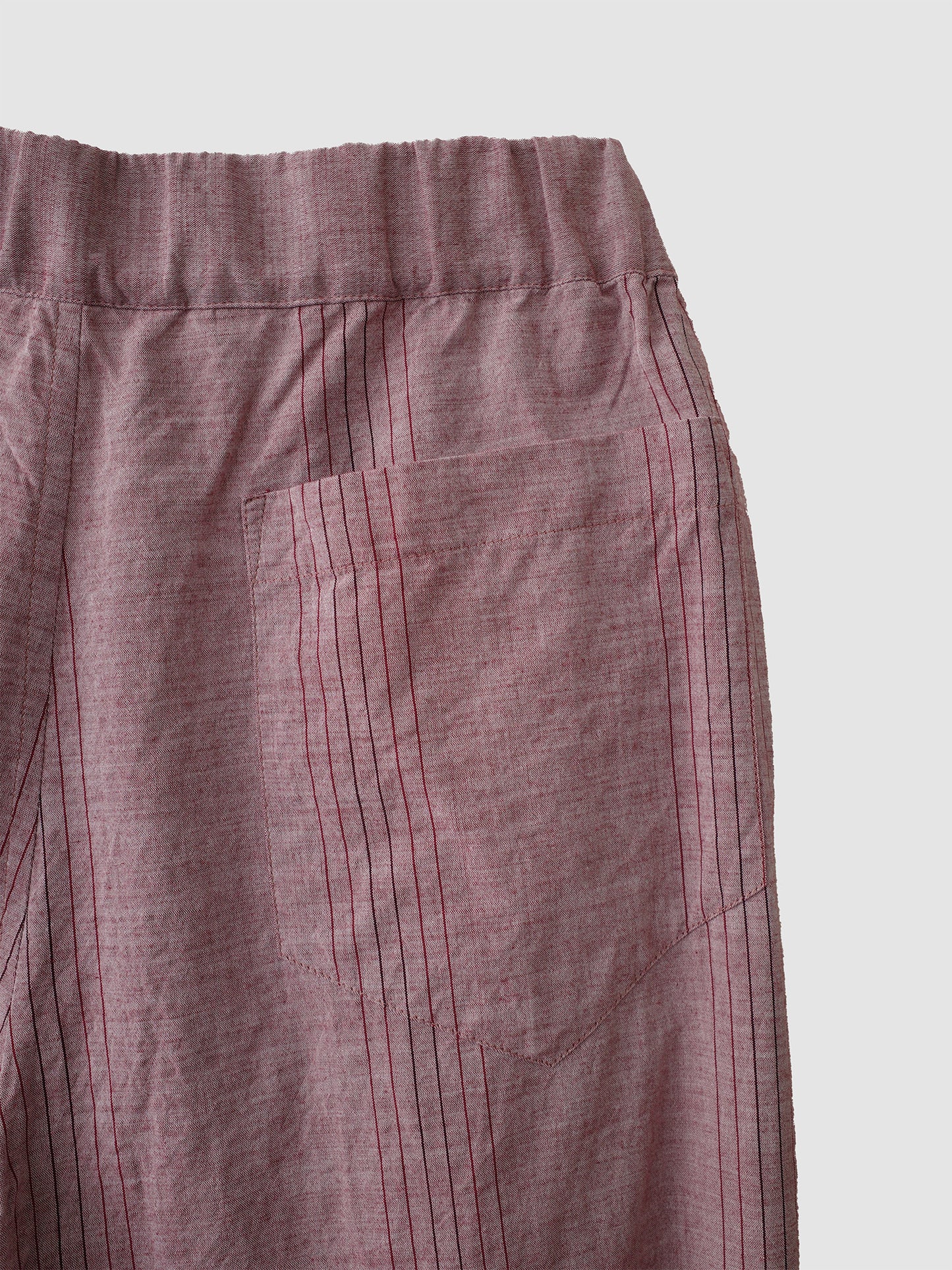One tack wide pants / Red