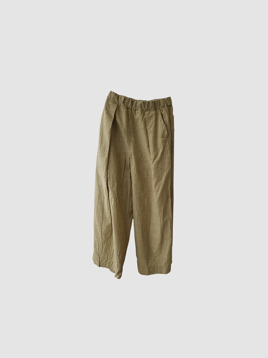 One tack wide pants / Mustard