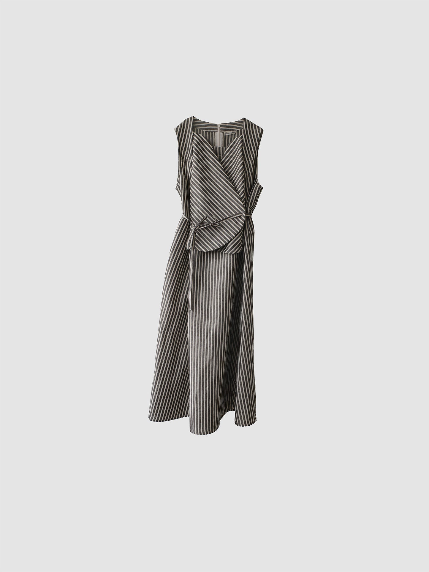 Tulip dress / Black stripe