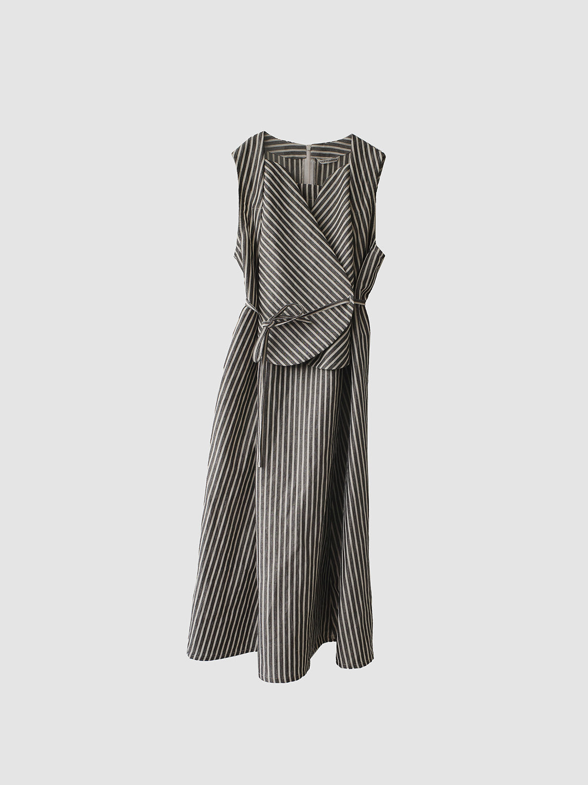 Tulip dress / Black stripe